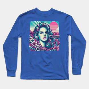 Lana Del Rey - Tropical Sunset Long Sleeve T-Shirt